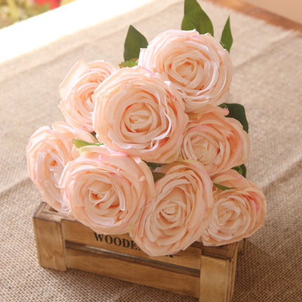 Peekaboo Studio Super Realistic Bridal Bouquet - Artificial Flowers, L