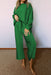 Slouchy Green Textured 2-Piece Cozy Set