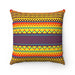 Dark Purple Tribal Reversible Decorative Pillow Duo with Insert