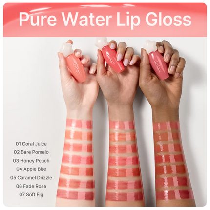 dasique Pure Water Lip Gloss 2.6g (14colors)- Très Elite- Très Elite