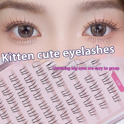 Peekaboo Studio Kitten's Paw Lower Eyelashes - Large Capacity, Natural