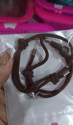 Peekaboo Studio Simple Nylon Love Magnetic Bracelet - Adjustable & Dur
