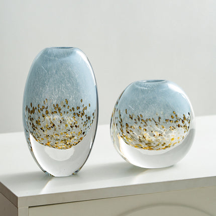 Modern Colored Glaze Vase High End Hydroponic Flower Art Table Vase Large