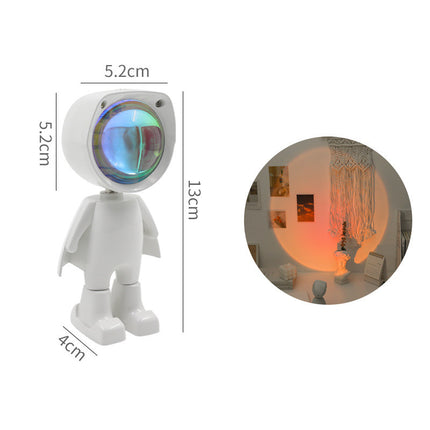 Sunset Night Light Astronaut Atmosphere USB Plug In 5W