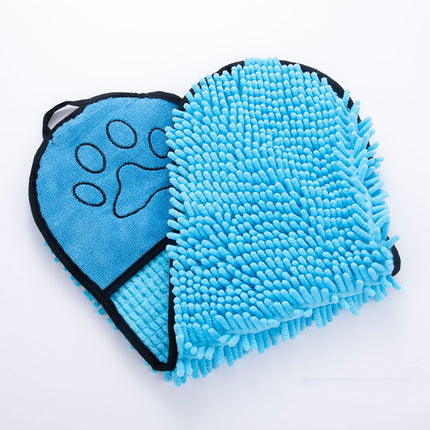 Dogs Cats Towels Super Absorbent Dog Bathrobe Microfiber Bath Towels Q
