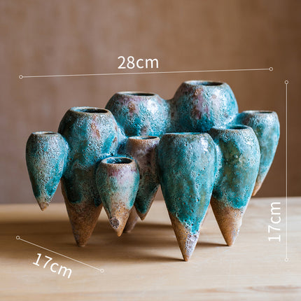 Suspended Ceramic Vase For Hydroponic Decoration Countertop Vase