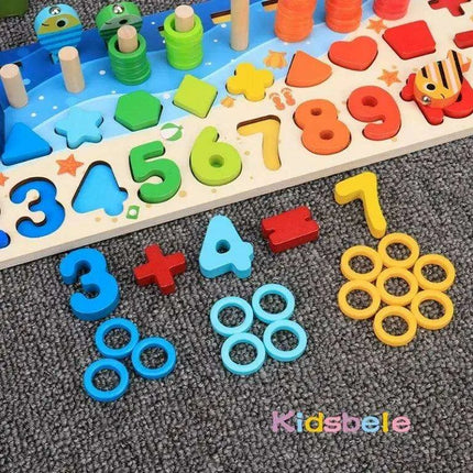 Montessori Math Fishing Puzzle Game - Engaging Educational Toy Set for Early Learners - Boost Skills & Inspire Imagination