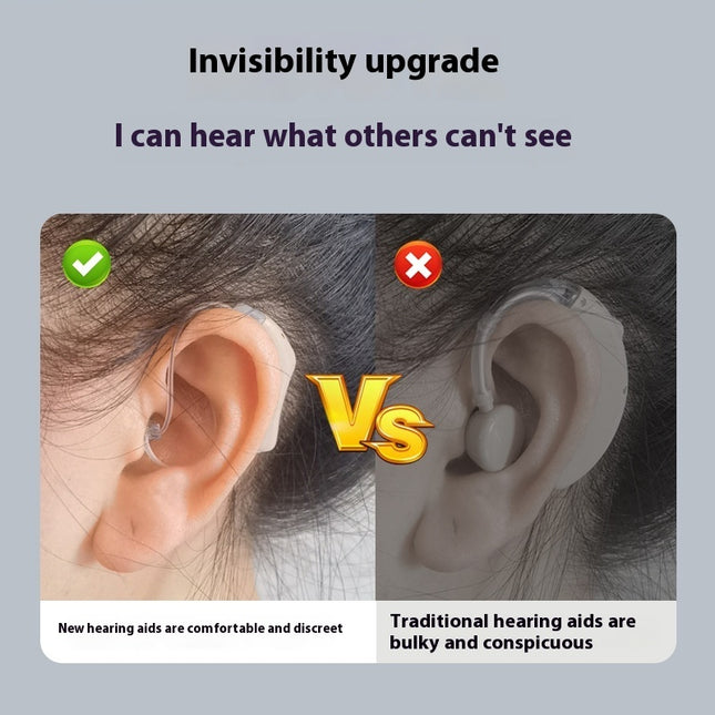 Peekaboo Studio 16-Channel Digital Hearing Aid for Elderly, Adjustable