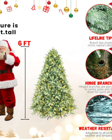 PE, PVC Christmas Tree, Green