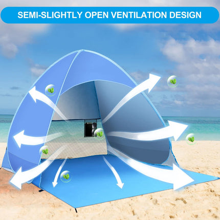 Peekaboo Studio UV-Resistant Waterproof Pop-Up Beach Tent for Camping