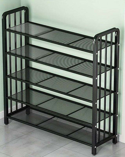 Elegant Metal Shoe Organizer for 12-20 Pairs: A Chic Storage Solution for Every Room