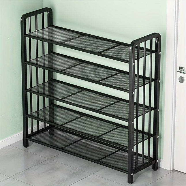 Elegant Metal Shoe Organizer for 12-20 Pairs: A Chic Storage Solution for Every Room