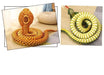 Realistic Cobra Snake Plush Toy - Versatile Educational Stuffed Animal for Home Decor and Play