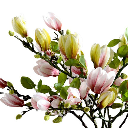Peekaboo Studio Magnolia Artificial Flower Decoration - Realistic & Du