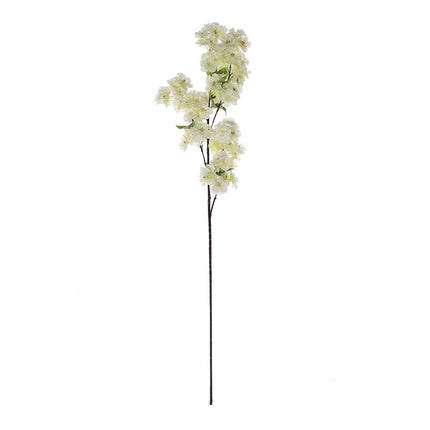AliKopy 40" Tall Cream Silk Cherry Blossom Flowers - 4 Bushes, Realist