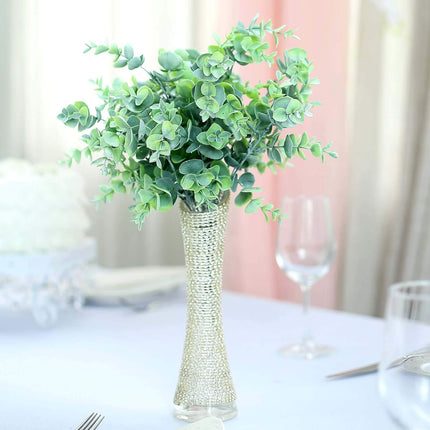 AliKopy 14" Artificial Eucalyptus Branches - Lifelike Greenery Bouquet
