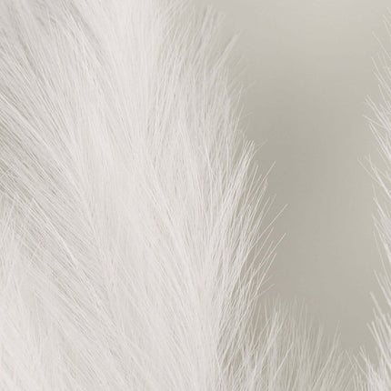 AliKopy 3 Stems White Pampas Grass - Realistic Faux Decor for Boho Sty