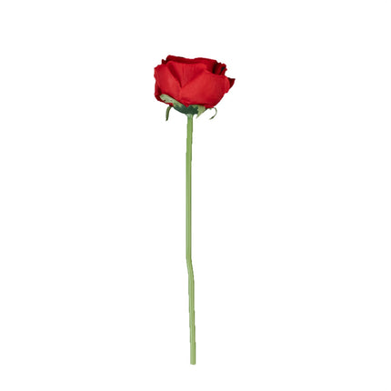 AliKopy 10 Pcs 12" Red Artificial Silk Roses - Realistic & Durable