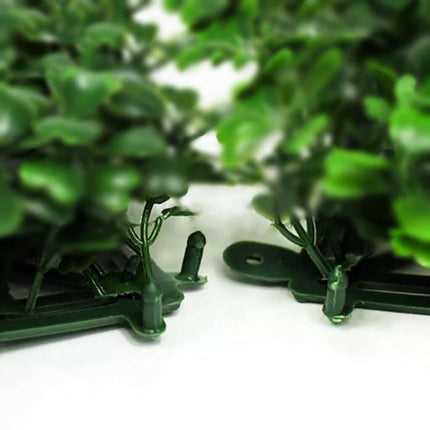 AliKopy 11 Sq Ft Green Boxwood Hedge Wall Mat - 4 Durable Panels