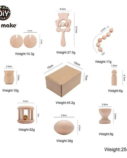 Adorable Baby Gift Set: Cotton Bath Towel, Crochet Rattle, and Accessories for Kids