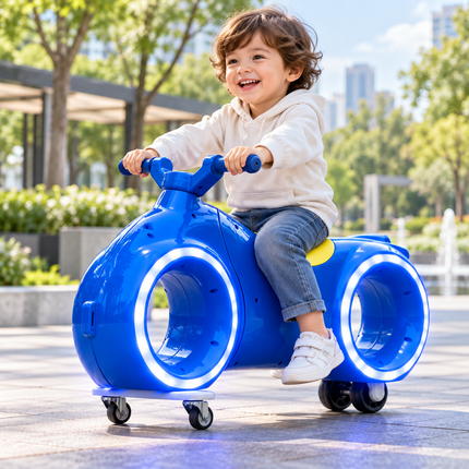 Children's Electric Balance Bike with Flashing Lights & Music