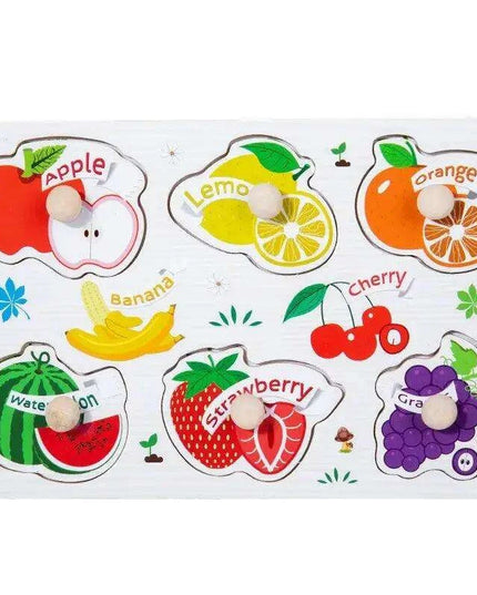 Interactive Montessori Wooden Puzzle Set - Fun Learning Toy for Early Childhood Development