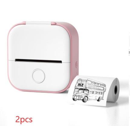 Portable Mini Thermal Label Printer Home Photo Printer Student Wrong Q