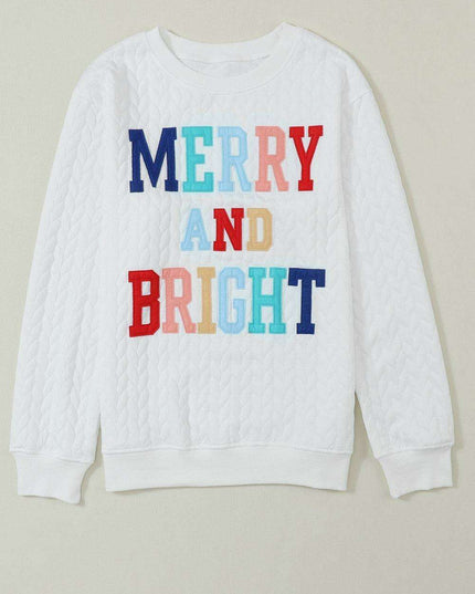 Joyful Spirit Cable Knit Sweater in Classic White