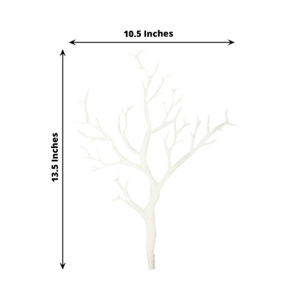 AliKopy 10-Pack White Artificial Manzanita Branches - 14" for Centerpi