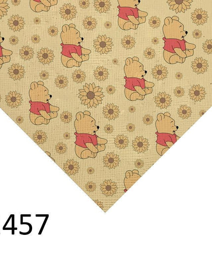 Cartoon-Inspired Extra Large A4 Vinyl Bow Craft Sheet