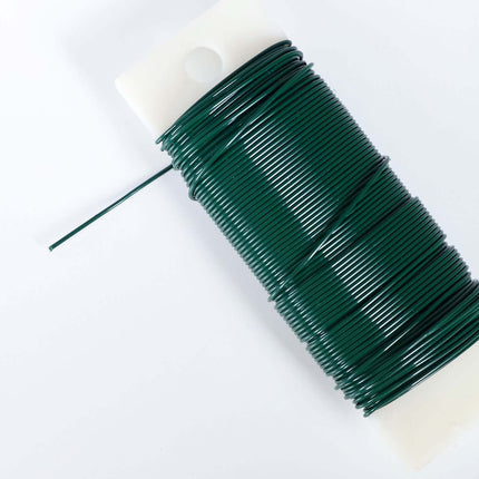 AliKopy 2 Pack 20 Gauge Green Floral Wire - 38 Yards for DIY Crafts