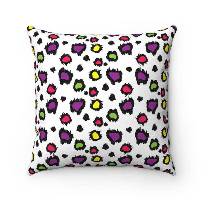 Reversible Cheetah Print Decorative Pillow Cover