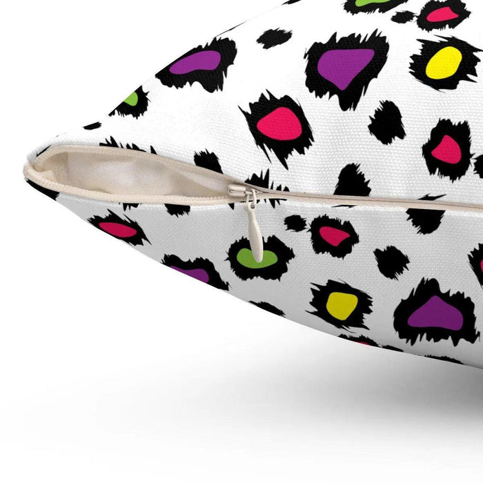 Reversible Cheetah Print Decorative Pillow Cover