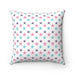 Reversible Double-Sided Decorative Pillow Set in Faux Suede with Vibrant Prints
