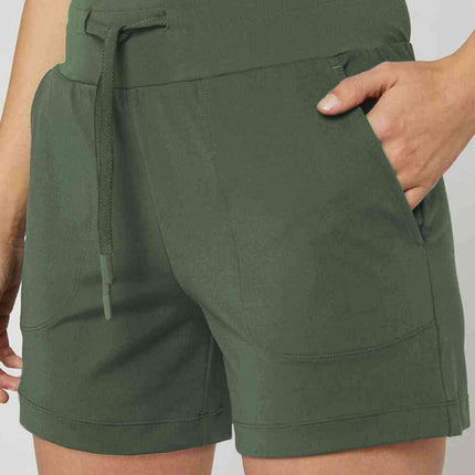 Beach Vibes Functional Swim Shorts with Pockets