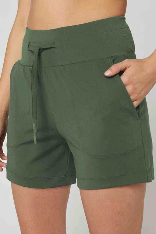 Beach Vibes Swim Shorts with Functional Pockets