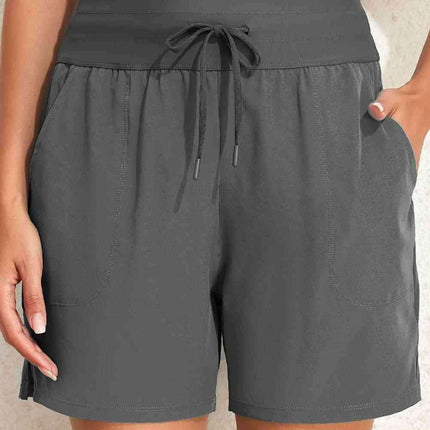 Beach Vibes Functional Swim Shorts with Pockets