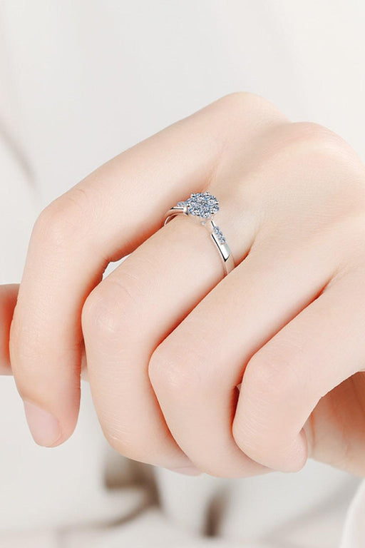 Ethereal Beauty Moissanite Solitaire Ring