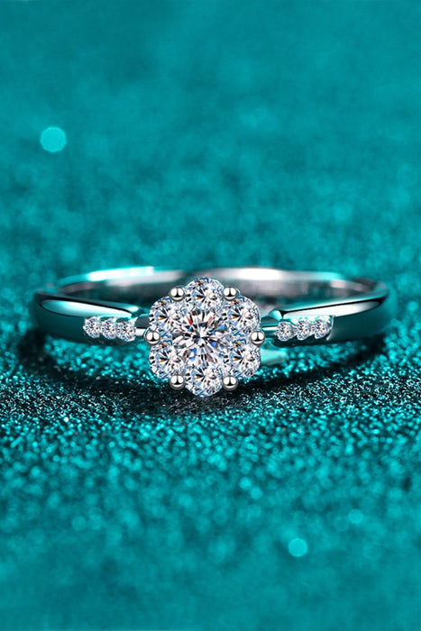 Ethereal Beauty Moissanite Solitaire Ring
