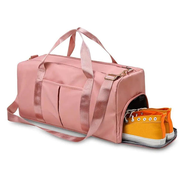 Stylish Yoga Gym Tote for Women with Separate Wet/Dry Compartment, Ideal for Fitness Enthusiasts