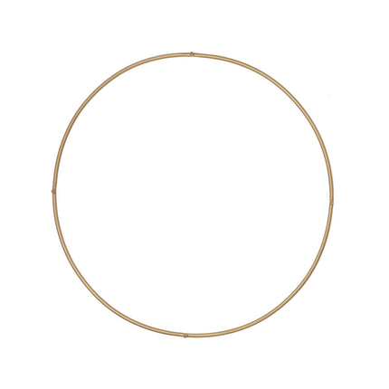 AliKopy 36" Gold Heavy Duty Metal Hoop Wreath - Durable & Versatile De