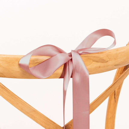 AliKopy 50 Yards 1.5" Dusty Rose Satin Ribbon - Soft, Elegant Finish