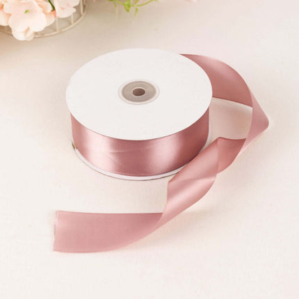 AliKopy 50 Yards 1.5" Dusty Rose Satin Ribbon - Soft, Elegant Finish