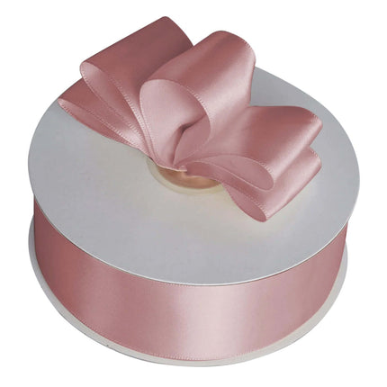 AliKopy 50 Yards 1.5" Dusty Rose Satin Ribbon - Soft, Elegant Finish