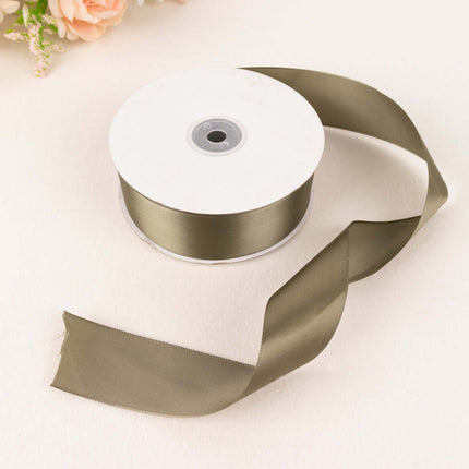 AliKopy 50 Yards 1.5" Dusty Sage Green Satin Ribbon - Soft & Durable