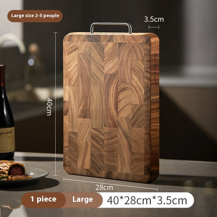Thickened Solid Wood Double Sided Square Chopping Board For Kitchen