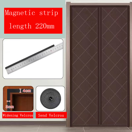 Self Priming Cotton Door Curtain Thickened Household Warm Wind Partiti