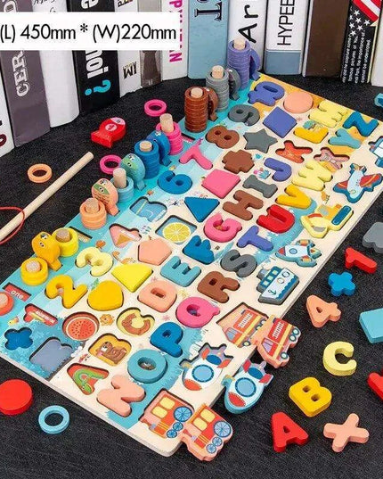 Montessori Math Fishing Puzzle Game - Engaging Educational Toy Set for Early Learners - Boost Skills & Inspire Imagination