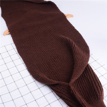 Peekaboo Studio Women's Knitted Wool Shawl Scarf with Sleeves, Warm &