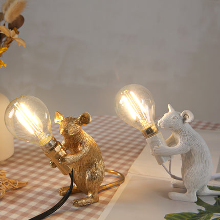 Peekaboo Studio Nordic Resin Mouse Table Lamp - LED, Mini Size